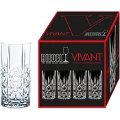 RIEDEL VIVANT LONGDRINK Caše za koktele, 4 komada, 375ml