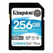 Kingston Technology Canvas Go! Plus 256 GB SD UHS-I 10.razred