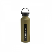 Kovinska steklenička za vodo z vakuumsko izolacijo 750 ml, olivno zelena