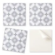 shumee Paket vinilnih ploščic z natisnjenim geometrijskim diamantnim vzorcem 20x20x20 cm