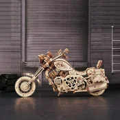 RoboTime - 3D lesena mehanična sestavljanka  Motorbike cruiser