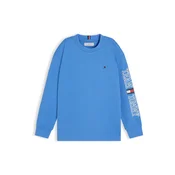 Tommy Hilfiger Bluza Graphic KB0KB10512 Svetlo modra Regular Fit