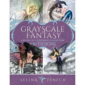 Grayscale Fantasy Coloring Collection