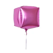 Prestige Folija balon Kockasti, Roze, 56cm