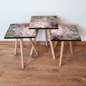 HANAH HOME Set 3 stočića 3Shp275 Multicolor