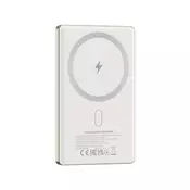 CANYON brezžični powerbank OnPower 505, 5000 mAh, 20 W, bež