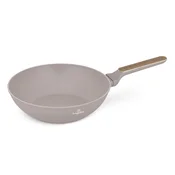 Berlingerhaus WOK ponev s titanovim premazom, 28 cm, Taupe, Nordic Collection