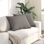 Jastucici za sofu 2 pcs Sivo-smeda 70 x 50 cm tkanina