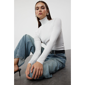 Trendyol Ecru Transparent Look Fine Knitwear Sweater