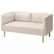 LILLEHEM Modularna sofa dvosed, Vissle/bež drvo