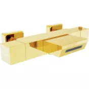 Mexen Cube termostatska kopalna armatura, zlata - 77360-50