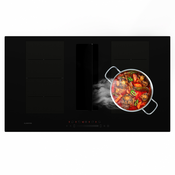 Klarstein Chef-Fusion Down Air sustav, indukcijsko kuhalo + DownAir napa, 90 cm, 600 m3/h EEC A+