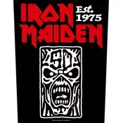 Iron Maiden Est 1975 Našitek za šivanje