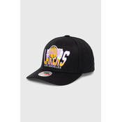 Kapa iz mešanice volne Mitchell&Ness NBA LOS ANGELES LAKERS črna barva