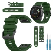 Silikonski pašček za Garmin Fenix 5X 6X 7X Pro Solar Watch Band BARVE