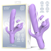 Engily Ross Apollo Vibrator with Thrusting, Pulse & Suction Lila