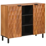 Kreveta Finš acacije smeda 90 x 33 x 75 cm Cvrsto drvo manga
