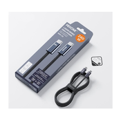WEKOME WDC-23 Kabl 3.1 USB tip C M/M 1m za Super brzo punjenje 240W/480Mbps, crni