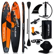THUNDER Napihljiva SUP deska – 365 cm stabilna, 15 cm debela, komplet z veslom in sedežem (nosilnost 150 kg) THUNDER EARTH, (5000091253)