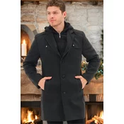 PLT8371 DEWBRRY MENS COAT-LIGHT ANTHRACITE