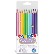 CARIOCA 12-delni komplet svinčnikov pastelnih barv -