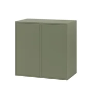 Boxie Stenska omara z 2 vrati 80x80x37 cm zelena