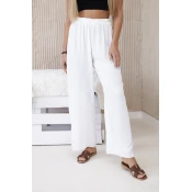 Kesi Włoski Wide-leg trousers ecru