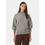 HUGO Pulover Sorellenio 50569389 Siva Relaxed Fit