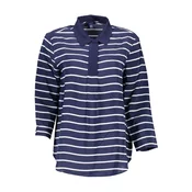GANT WOMEN'S BLUE 3/4 SLEEVE POLO SHIRT