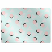 Decormat Podloga za pisalni stol Wheels and triangles 120x90 cm 15 cm