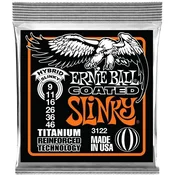 Ernie Ball 3122 Coated Slinky Strune za električno kitaro (Kot novo)