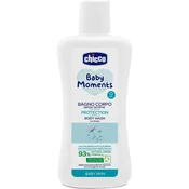 CHICCO Šampón na telo Baby Moments Protection 93 % prírodných zložiek 200 ml