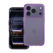 OEM Ohišje za iPhone 17 PRO Matrix Clear, svetlo vijolično