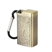 INF Prenosni mini pepelnik s karabinom za ključe - vzdržljiv in priročen Bronze, (5000241884)