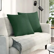 Jastucici za sofu 2 pcs Tamnozelena 60 x 60 cm Kordura tekstil