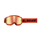 Motocross naočale LS2 Charger HV narančaste s iridij pleksiglasom