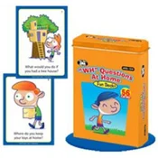 WH QUESTIONS AT HOME FUN DECK