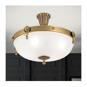 Orion DL 7-523/43 - Plafonski luster ROCCA 4xE27/60W/230V precnika 43 cm bronza/bela