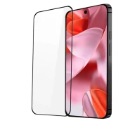 Zaščitno kaljeno steklo 3D z okvirjem za Google Pixel 10 Pro – črno