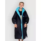 Dryrobe Advance Long Sleeve Kids 10-13 Surf Poncho black blue