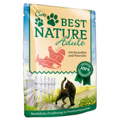 Best Nature Cat Adult 16 x 85 g - losos s piščancem in krompirjem
