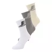 JACK & JONES Nogavice JACJASPER  ecru / temno siva / črna / bela