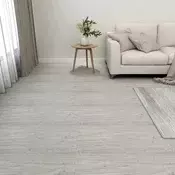 Podne daske 5,11 m2 55 pcs PVC Siva i drvo