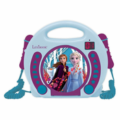 Lexibook Prenosni CD predvajalnik Disney Frozen z 2 mikrofonoma