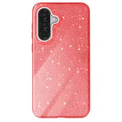 AVIZAR Etui za Galaxy A37 dvo-materialana zasnova z bleščečo površino, Rdeča, (5000274059)