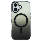CELLECT Magnetski silikon case iPhone 17 crno-prozirna