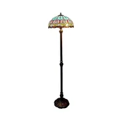 Brilagi - Tiffany vitražna podna lampa LORAS 2xE27/60W/230V