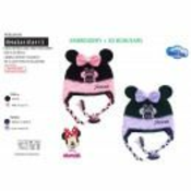Pletene kape Minnie Disney-Roza-2-3 leta