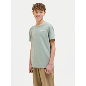 Jack & Jones Junior Majica Hawaii 12269831 Zelena Regular Fit