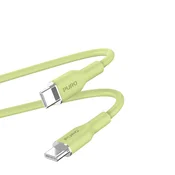 shumee PURO ICON mehki kabel - kabel USB-C na USB-C 1,5 m (barvno zelen)